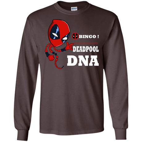 T-Shirts Dark Chocolate / S Bingo Deadpool Men's Long Sleeve T-Shirt