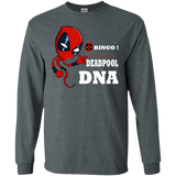 T-Shirts Dark Heather / S Bingo Deadpool Men's Long Sleeve T-Shirt