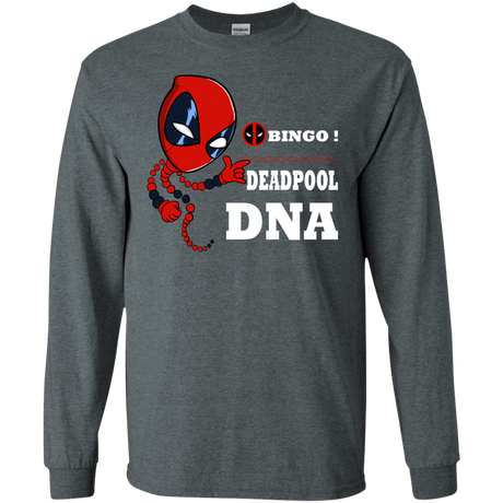 T-Shirts Dark Heather / S Bingo Deadpool Men's Long Sleeve T-Shirt