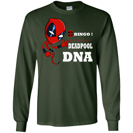 T-Shirts Forest Green / S Bingo Deadpool Men's Long Sleeve T-Shirt