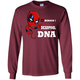 T-Shirts Maroon / S Bingo Deadpool Men's Long Sleeve T-Shirt