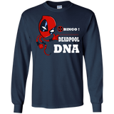 T-Shirts Navy / S Bingo Deadpool Men's Long Sleeve T-Shirt