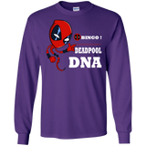 T-Shirts Purple / S Bingo Deadpool Men's Long Sleeve T-Shirt