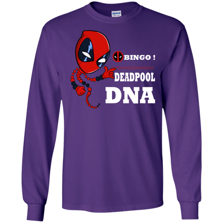 T-Shirts Purple / S Bingo Deadpool Men's Long Sleeve T-Shirt