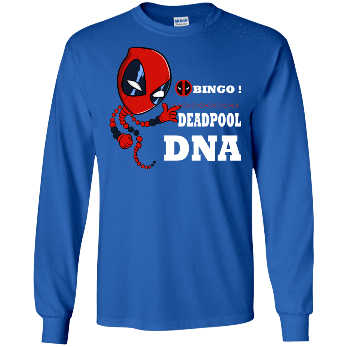 T-Shirts Royal / S Bingo Deadpool Men's Long Sleeve T-Shirt