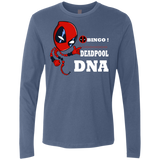T-Shirts Indigo / S Bingo Deadpool Men's Premium Long Sleeve