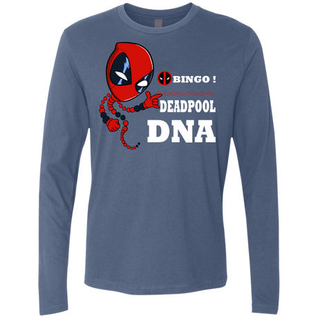 T-Shirts Indigo / S Bingo Deadpool Men's Premium Long Sleeve