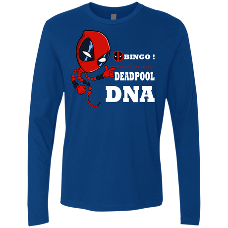 T-Shirts Royal / S Bingo Deadpool Men's Premium Long Sleeve