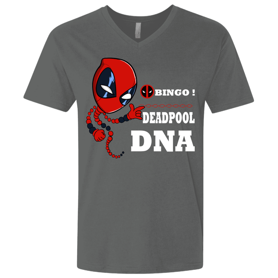 T-Shirts Heavy Metal / X-Small Bingo Deadpool Men's Premium V-Neck