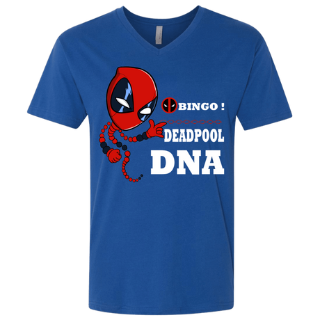 T-Shirts Royal / X-Small Bingo Deadpool Men's Premium V-Neck