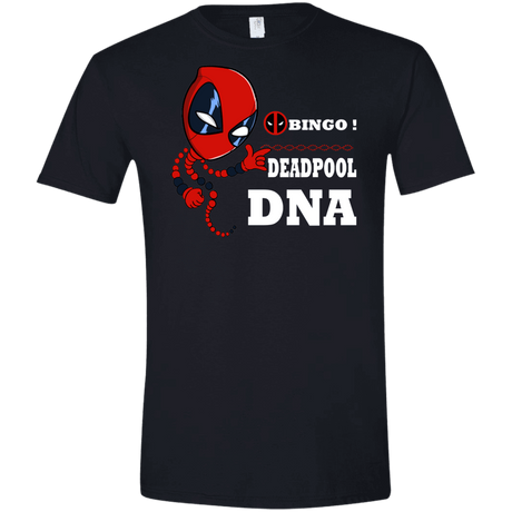 T-Shirts Black / X-Small Bingo Deadpool Men's Semi-Fitted Softstyle