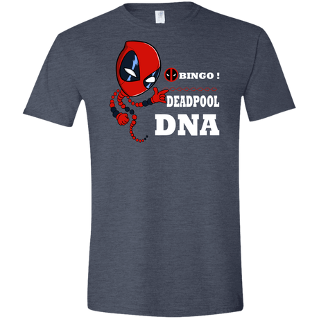 T-Shirts Heather Navy / S Bingo Deadpool Men's Semi-Fitted Softstyle