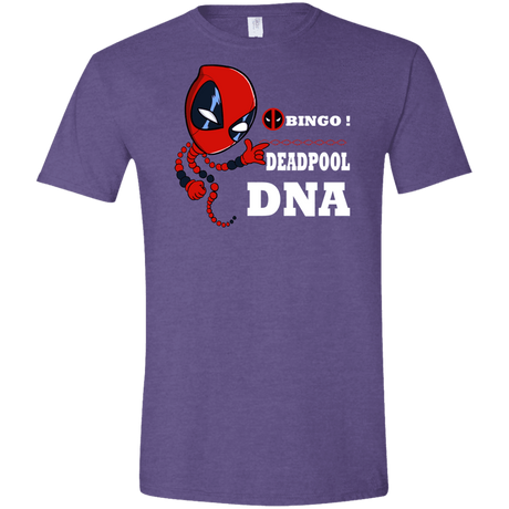 T-Shirts Heather Purple / S Bingo Deadpool Men's Semi-Fitted Softstyle
