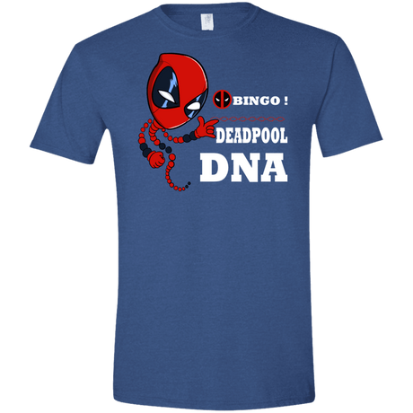 T-Shirts Heather Royal / X-Small Bingo Deadpool Men's Semi-Fitted Softstyle