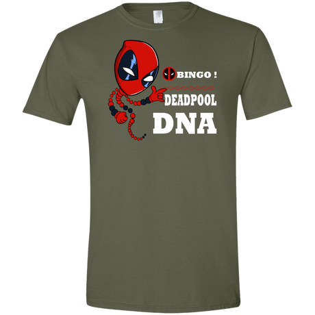 T-Shirts Military Green / S Bingo Deadpool Men's Semi-Fitted Softstyle