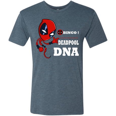 T-Shirts Indigo / S Bingo Deadpool Men's Triblend T-Shirt