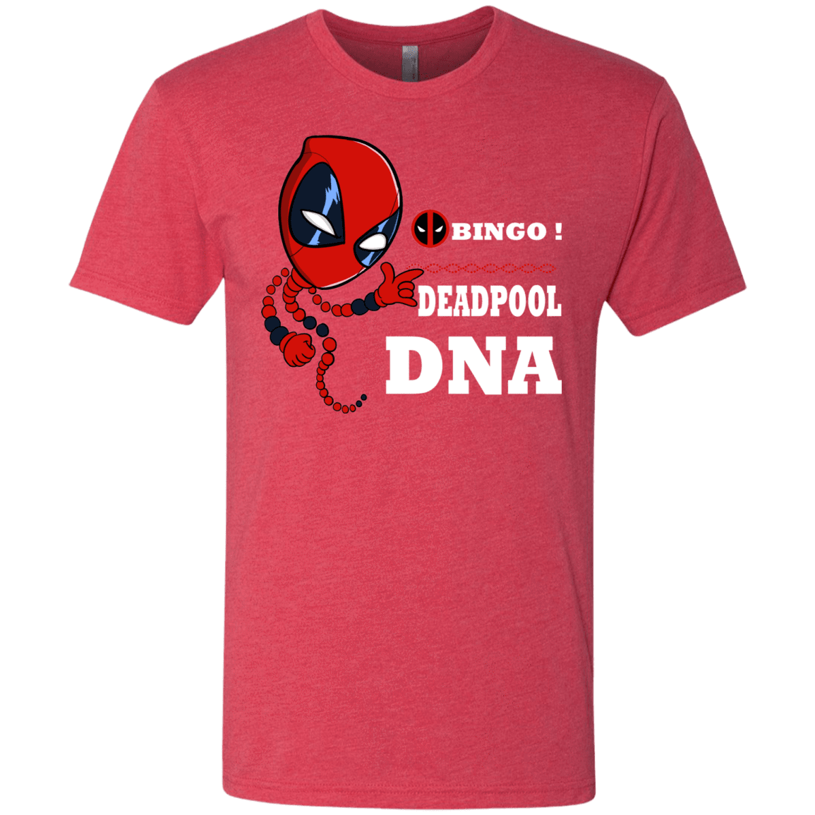 T-Shirts Vintage Red / S Bingo Deadpool Men's Triblend T-Shirt