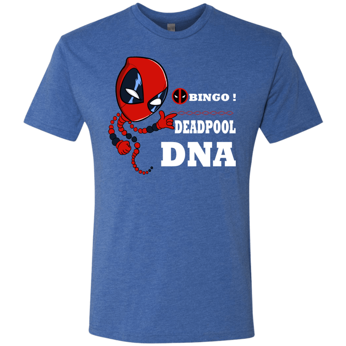 T-Shirts Vintage Royal / S Bingo Deadpool Men's Triblend T-Shirt