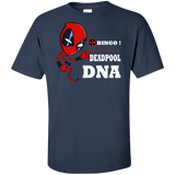 T-Shirts Navy / XLT Bingo Deadpool Tall T-Shirt