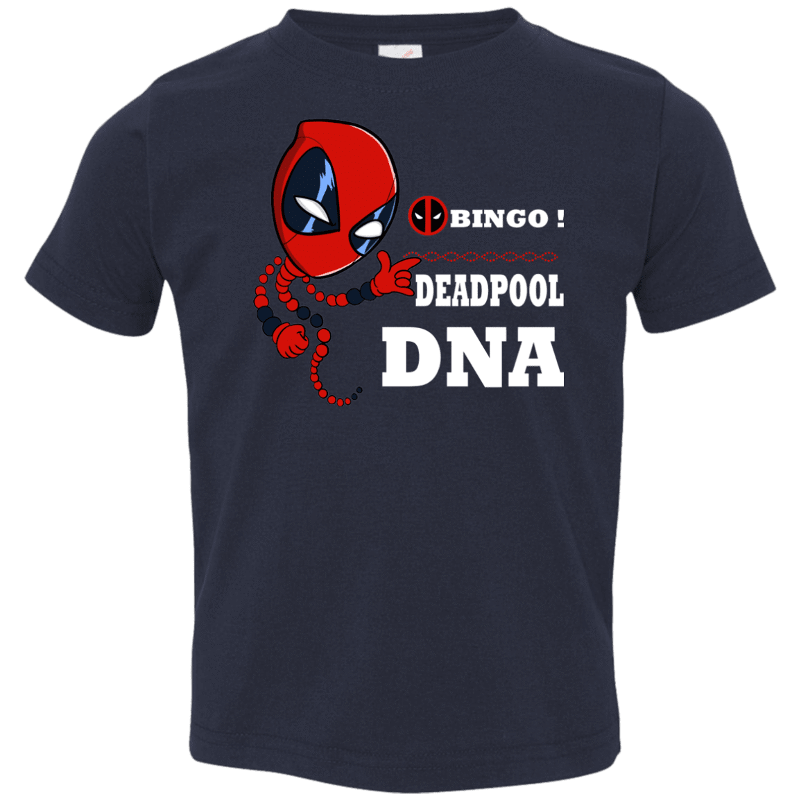 T-Shirts Navy / 2T Bingo Deadpool Toddler Premium T-Shirt