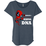 T-Shirts Indigo / X-Small Bingo Deadpool Triblend Dolman Sleeve