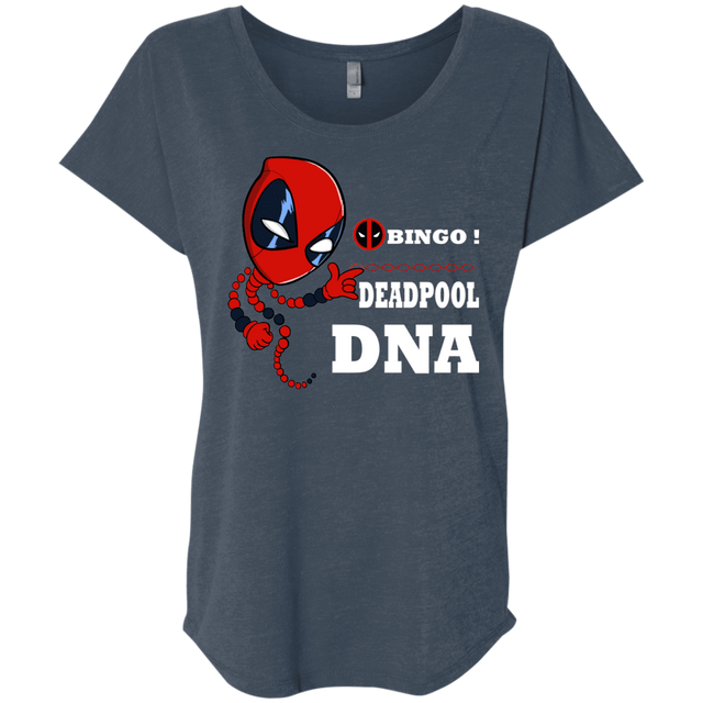 T-Shirts Indigo / X-Small Bingo Deadpool Triblend Dolman Sleeve