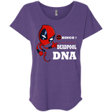 T-Shirts Purple Rush / X-Small Bingo Deadpool Triblend Dolman Sleeve