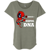 T-Shirts Venetian Grey / X-Small Bingo Deadpool Triblend Dolman Sleeve