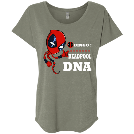 T-Shirts Venetian Grey / X-Small Bingo Deadpool Triblend Dolman Sleeve