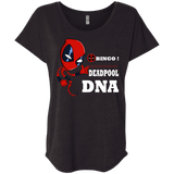 T-Shirts Vintage Black / X-Small Bingo Deadpool Triblend Dolman Sleeve