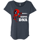 T-Shirts Vintage Navy / X-Small Bingo Deadpool Triblend Dolman Sleeve