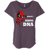 T-Shirts Vintage Purple / X-Small Bingo Deadpool Triblend Dolman Sleeve