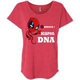 T-Shirts Vintage Red / X-Small Bingo Deadpool Triblend Dolman Sleeve