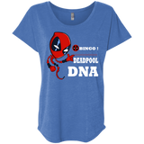 T-Shirts Vintage Royal / X-Small Bingo Deadpool Triblend Dolman Sleeve