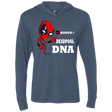 T-Shirts Indigo / X-Small Bingo Deadpool Triblend Long Sleeve Hoodie Tee