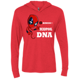 T-Shirts Vintage Red / X-Small Bingo Deadpool Triblend Long Sleeve Hoodie Tee