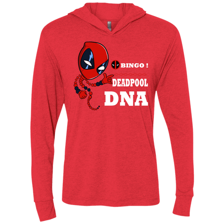 T-Shirts Vintage Red / X-Small Bingo Deadpool Triblend Long Sleeve Hoodie Tee