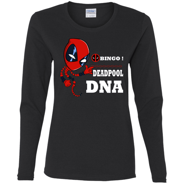 T-Shirts Black / S Bingo Deadpool Women's Long Sleeve T-Shirt