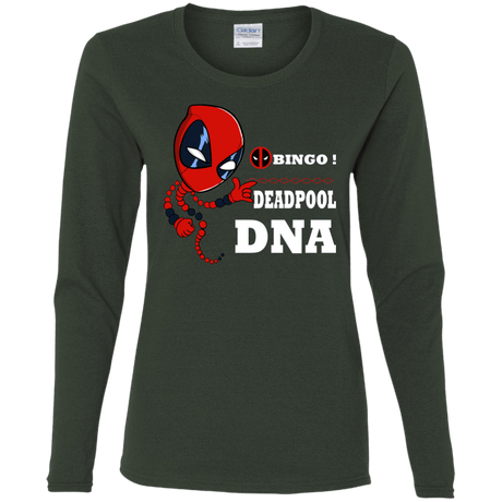 T-Shirts Forest / S Bingo Deadpool Women's Long Sleeve T-Shirt