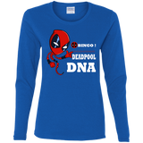 T-Shirts Royal / S Bingo Deadpool Women's Long Sleeve T-Shirt