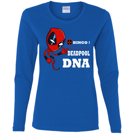 T-Shirts Royal / S Bingo Deadpool Women's Long Sleeve T-Shirt