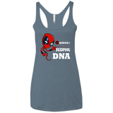 T-Shirts Indigo / X-Small Bingo Deadpool Women's Triblend Racerback Tank