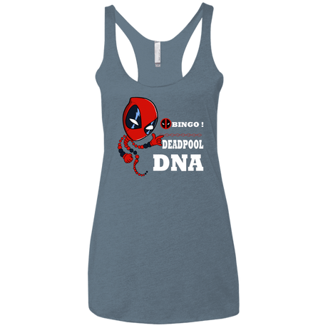 T-Shirts Indigo / X-Small Bingo Deadpool Women's Triblend Racerback Tank