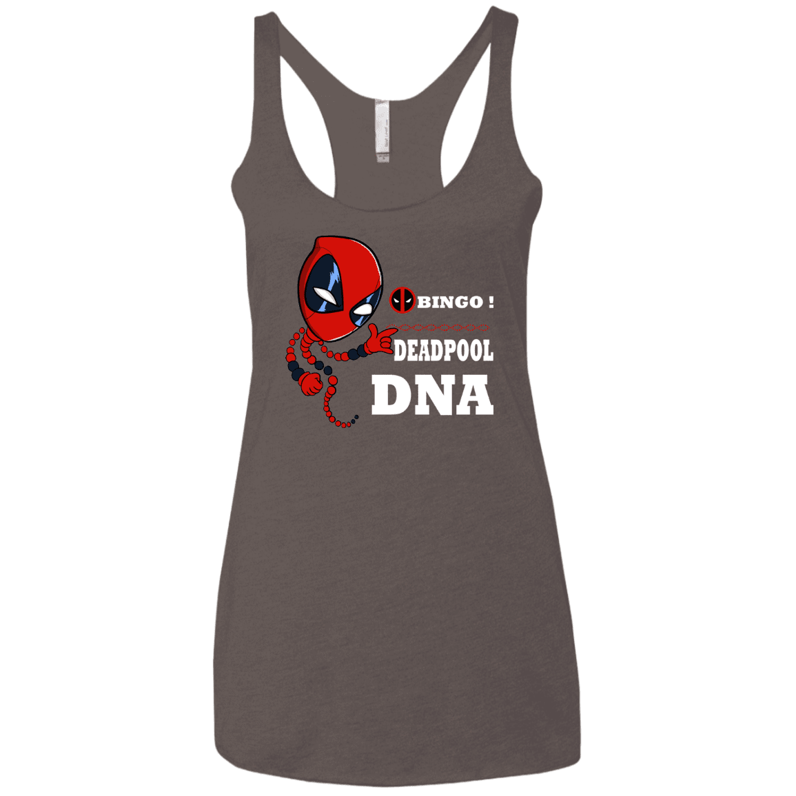 T-Shirts Macchiato / X-Small Bingo Deadpool Women's Triblend Racerback Tank