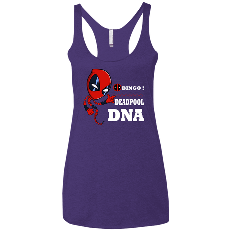 T-Shirts Purple Rush / X-Small Bingo Deadpool Women's Triblend Racerback Tank