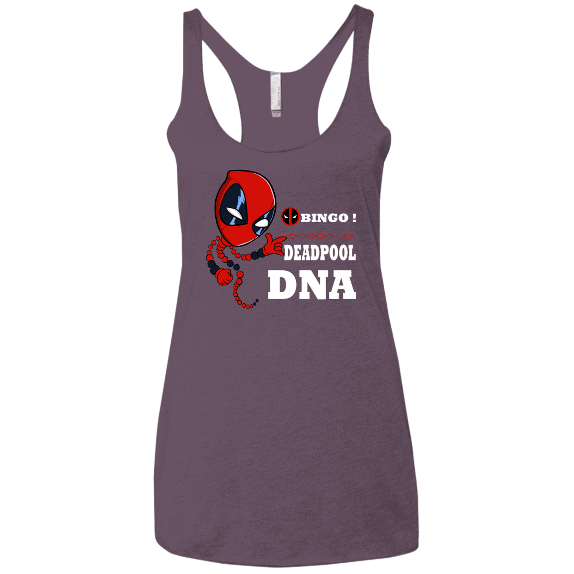 T-Shirts Vintage Purple / X-Small Bingo Deadpool Women's Triblend Racerback Tank