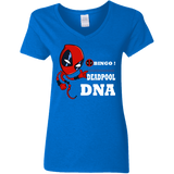 T-Shirts Royal / S Bingo Deadpool Women's V-Neck T-Shirt