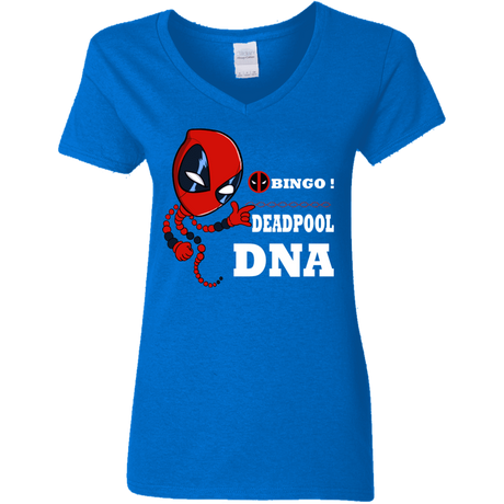 T-Shirts Royal / S Bingo Deadpool Women's V-Neck T-Shirt