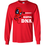 T-Shirts Red / YS Bingo Deadpool Youth Long Sleeve T-Shirt
