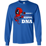 T-Shirts Royal / YS Bingo Deadpool Youth Long Sleeve T-Shirt
